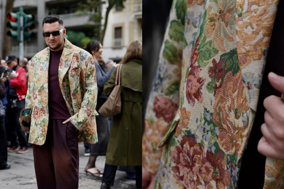 Polski influencer bryluje na Fashion Weeku w Mediolanie