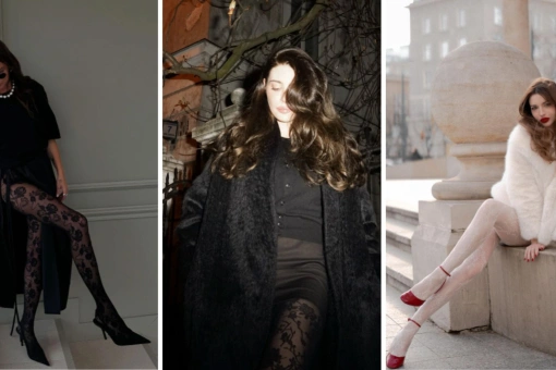 Koronkowe rajstopy powracają do łask. Sprawdź z czym je łączyć