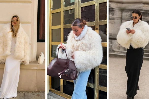 Białe futerka to prawdziwy hit wśród gwiazd. Zobacz, z czym je łączyć