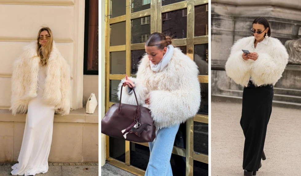 Białe futerka to prawdziwy hit wśród gwiazd. Zobacz, z czym je łączyć