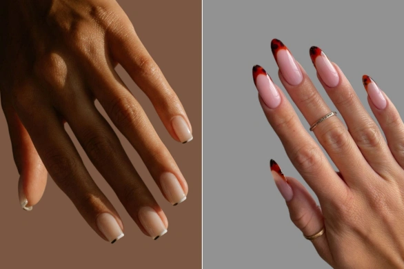 French manicure na jesień 2025. 8 pomysłów łączących elegancję z klimatem sezonu