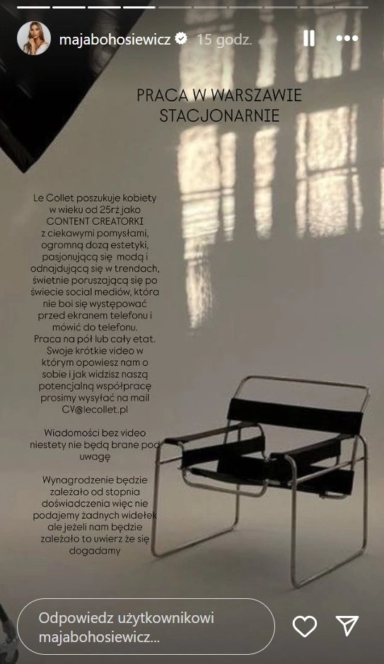 Maja-Bohosiewicz-szuka-pracownika-oto-lista-jej-wymagan