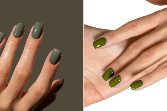 Moss Green – zieleń mchu na paznokciach. Zobacz najpiękniejsze pomysły na zielony manicure tej jesieni