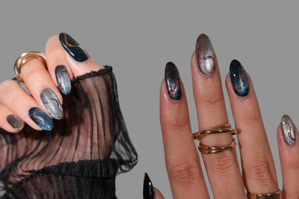 Stylowe paznokcie dla Skorpiona na listopad 2025