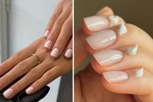 Vanilla Glass Nails. Ten manicure pokochały wszystkie it girls
