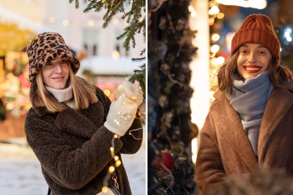 Nie tylko czapka. Te nakrycia głowy zdominują trendy zimą 2025. Kupisz je w sieciówkach