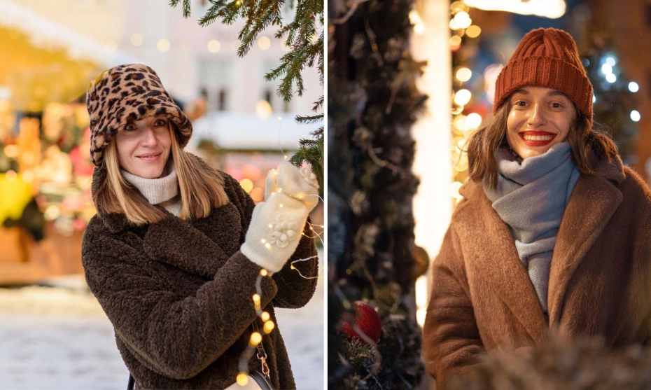 Nie tylko czapka. Te nakrycia głowy zdominują trendy zimą 2025. Kupisz je w sieciówkach