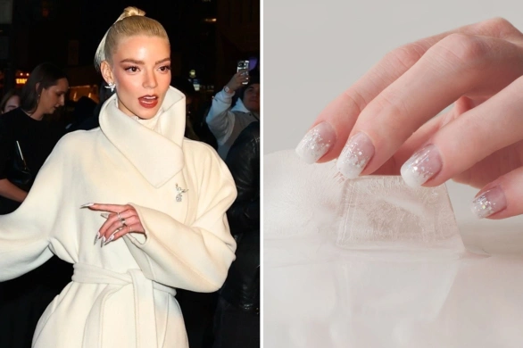 Anya Taylor-Joy pokazała lodowe paznokcie. Trendy manicure na nadchodzący sezon
