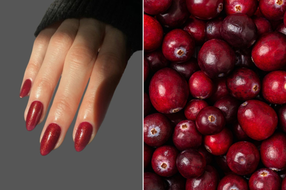 Cranberry nails to najpiękniejsze czerwone paznokcie na święta 2025. Zobacz inspiracje