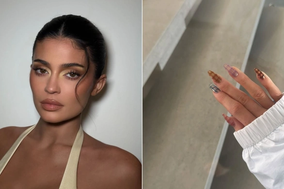 Plaid manicure Kylie Jenner to idealna alternatywa dla świątecznych wzorów. Wiemy, jak go zrobić