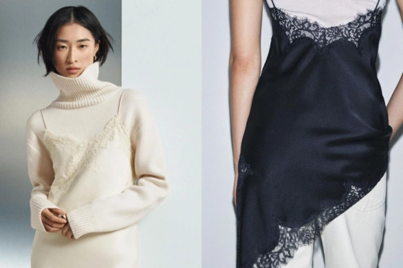 Ta bieliźniana sukienka z Zary jest viralem. Wygląda fenomenalnie ze spodniami