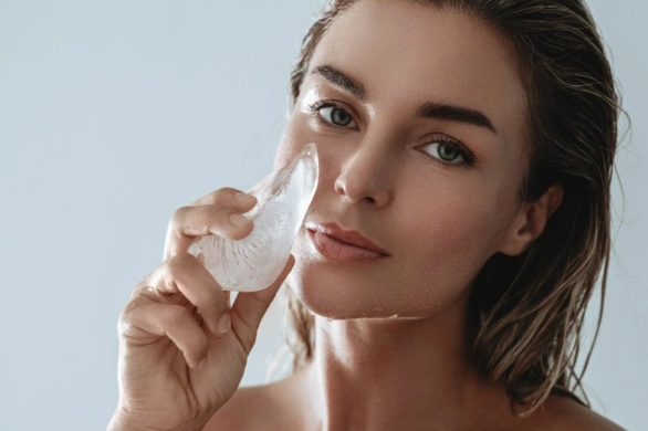 Skin icing, czyli okłady z lodu na twarz. Czy to naprawdę działa?