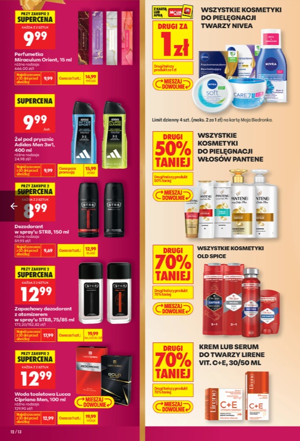 Przecenione kosmetyki w biedronce 