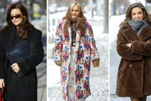 Zimowe stylizacje gwiazd. Eleganckie płaszcze czy stylowe futerka?