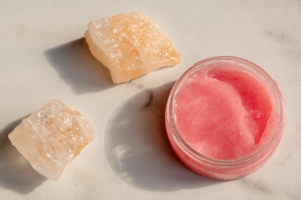 Ten karmelizowany peeling do ciała daje efekt satynowej skóry. Pachnie jak deser