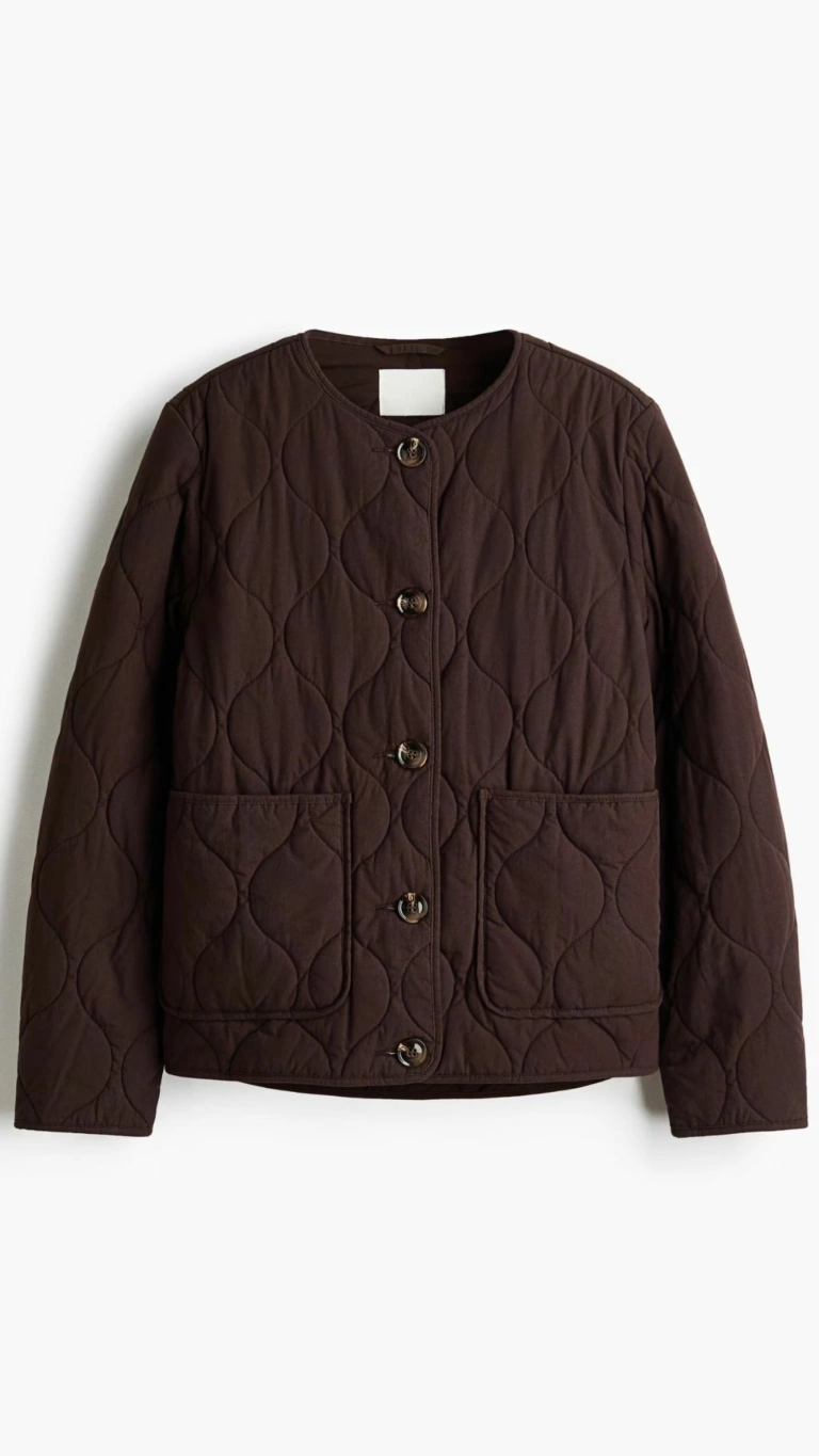 czekoladowa-kurtka-pikowana