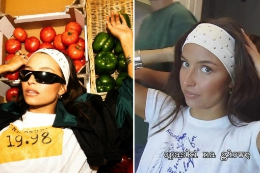 Julia Wieniawa znów dyktuje trendy? Przywraca modę na hair bands