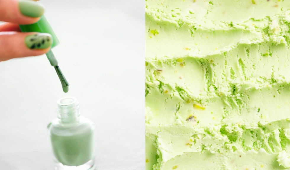 Pistachio nails to najciekawszy pastelowy manicure na wiosnę 2026. Urzeka kolorem i prostotą