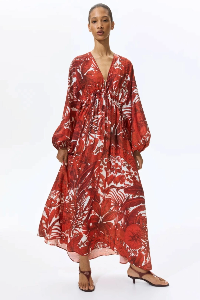 Czerwona maxi