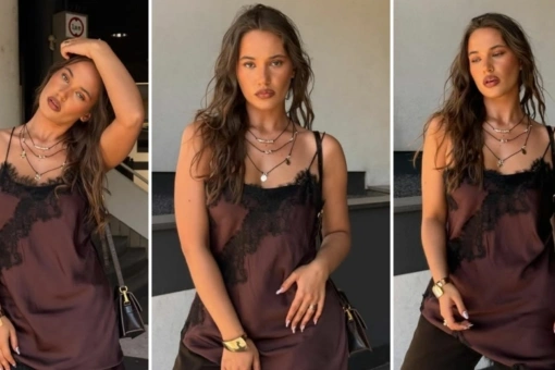 Alicja Szemplińska zachwyca w asymetrycznej slip dress. Połączyła ją z…