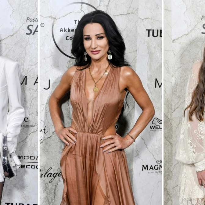 Maffashion, Justyna Steczkowska i Agnieszka Więdłocha na pokazie Macieja Zienia.