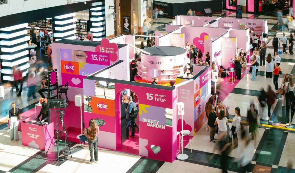 Hebe świętowało 15. urodziny. W Westfield Arkadia powstał Beauty Garden