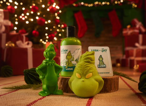 Co nowego w Lush? Markę odwiedza najbardziej zrzędliwy bohater świąt – Grinch!